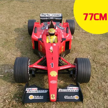

Express ship 1:6 77 cm 4ch super large pop F1 Formula remote control racing car model children electric toy with 4 x spare tyres
