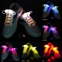 Светящиеся вечерние шнурки для обуви, светлые шнурки, аксессуары для праздничных праздников, светодиодный шнурок для обуви, многоцветные домашние светящиеся шнурки