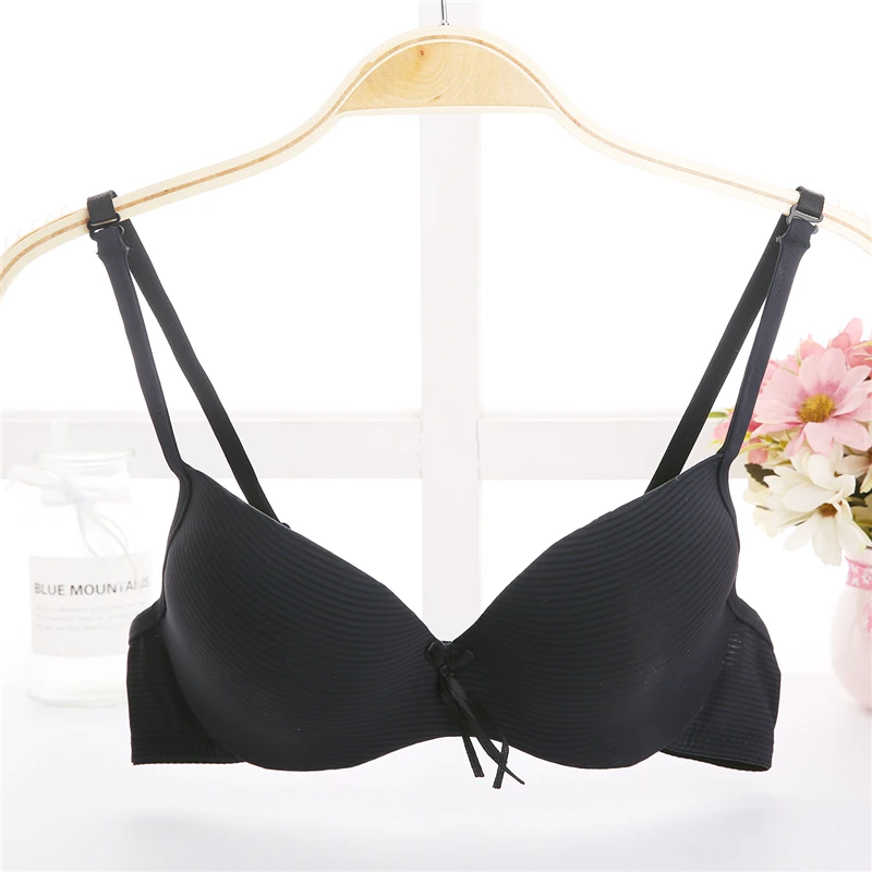 Women Double Push Up Bras Women Sexy Double Push Up Bras One-piece Seamless Bra Women Super Push Up Bra Minimizer Underwire see through bra