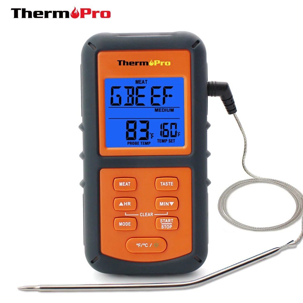 ThermoPro TP06 Digital Probe Food Meat Cooking Thermometer with Timer