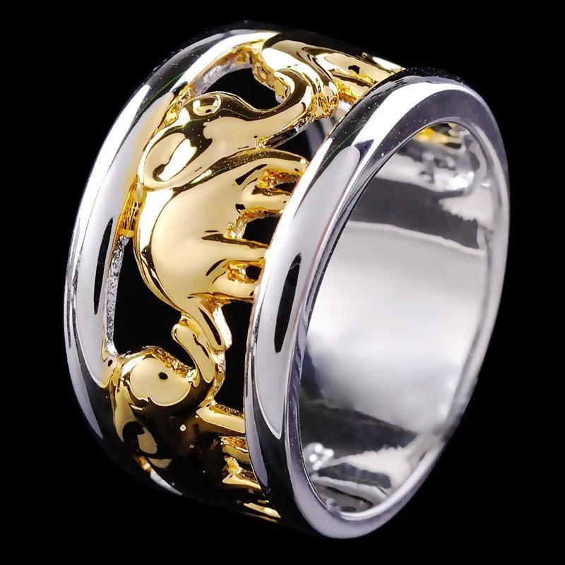 Gold Elephant Ring For Women,classic Charm Elephant Ring Fashion Hollow Ring  Meaningful Gift For Teen Girls | Fruugo NO