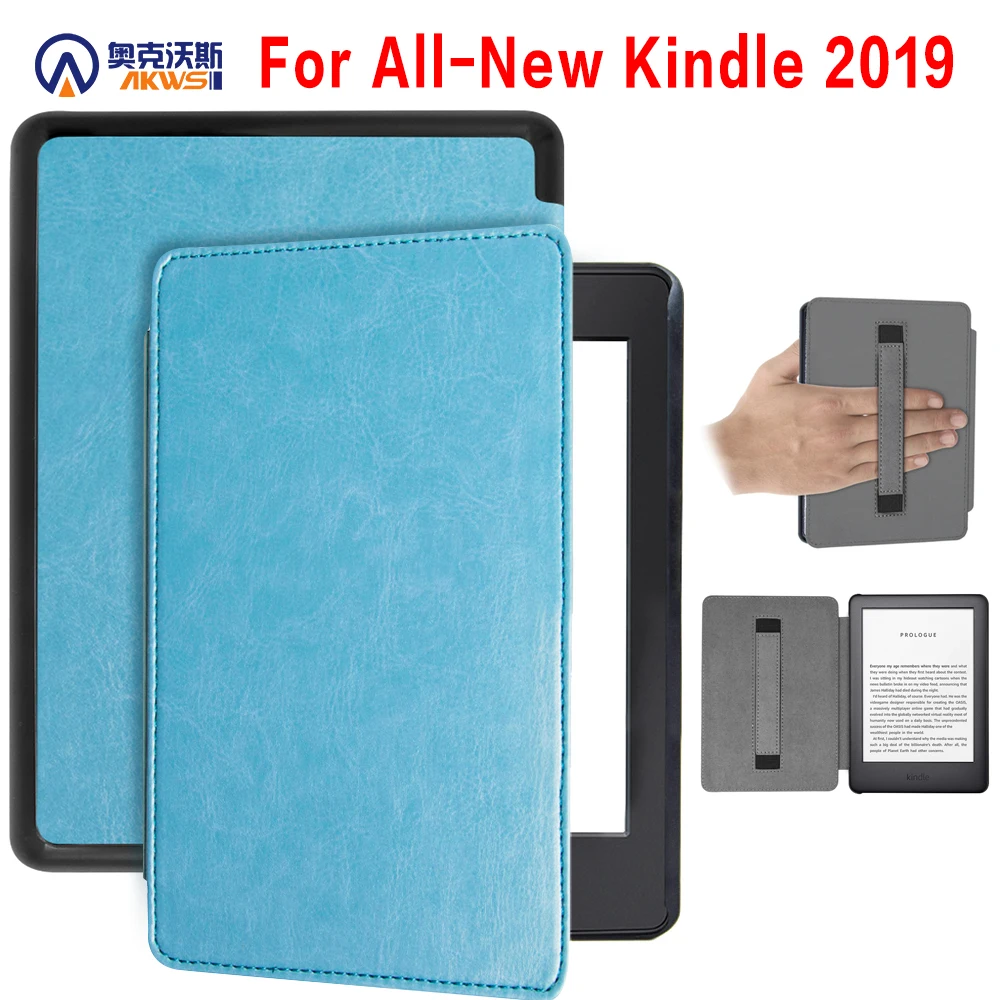 

Folio cover case For All-new kindle 10th 2019 new kindle 6" ereader kindle touch 10th smart cover case with hand holder