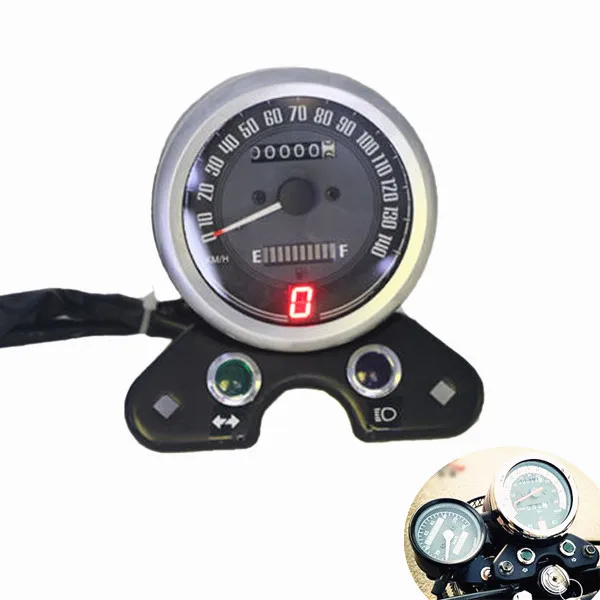 Motorcycle Odometer Speedometer Gear Digital Display for Honda CG125 Cafe Racer Motorcycle Odometer Speedometer Gear Digital Display for Honda CG125 Cafe Racer