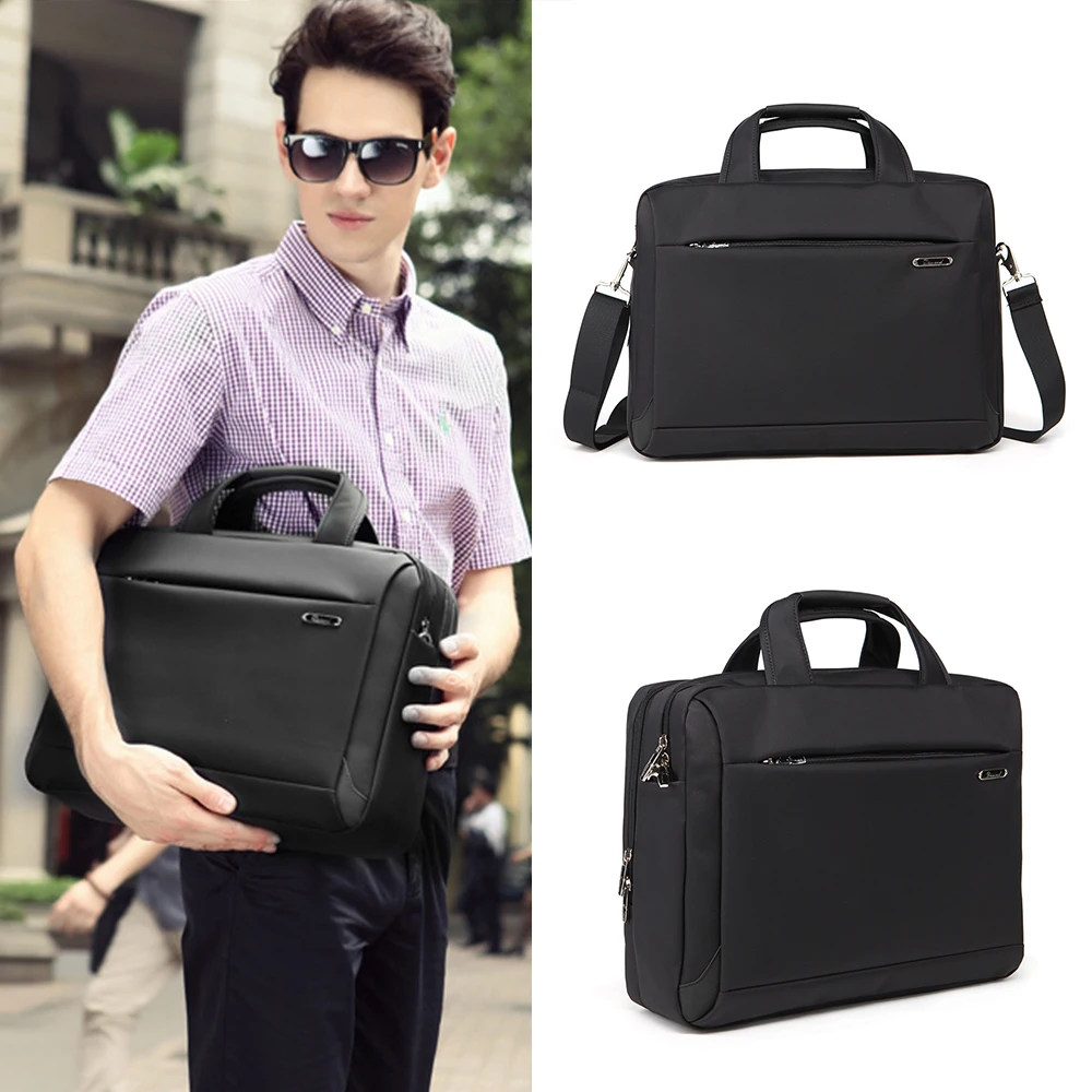 

2018 Fashion Men's Satchel Handbags For Men Shoulder Bags Briefcase Shoulder Bags 15.6 Inch Laptop Bag Office Business