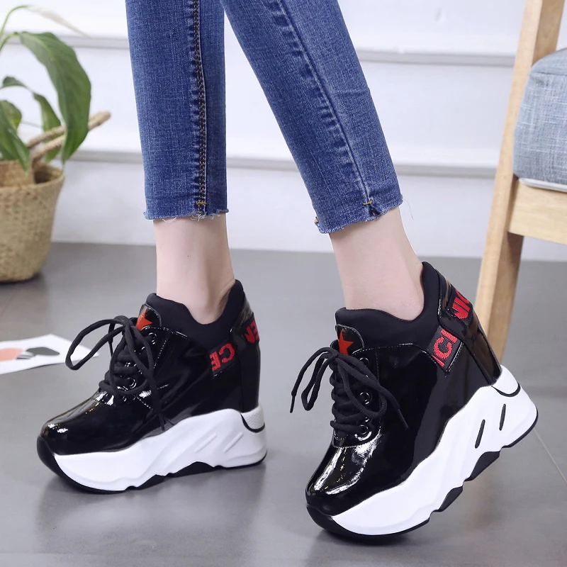 Women Platform Shoes Wedge Heels 12 CM Casual Sneakers women shoes casual sneakers women sneakers