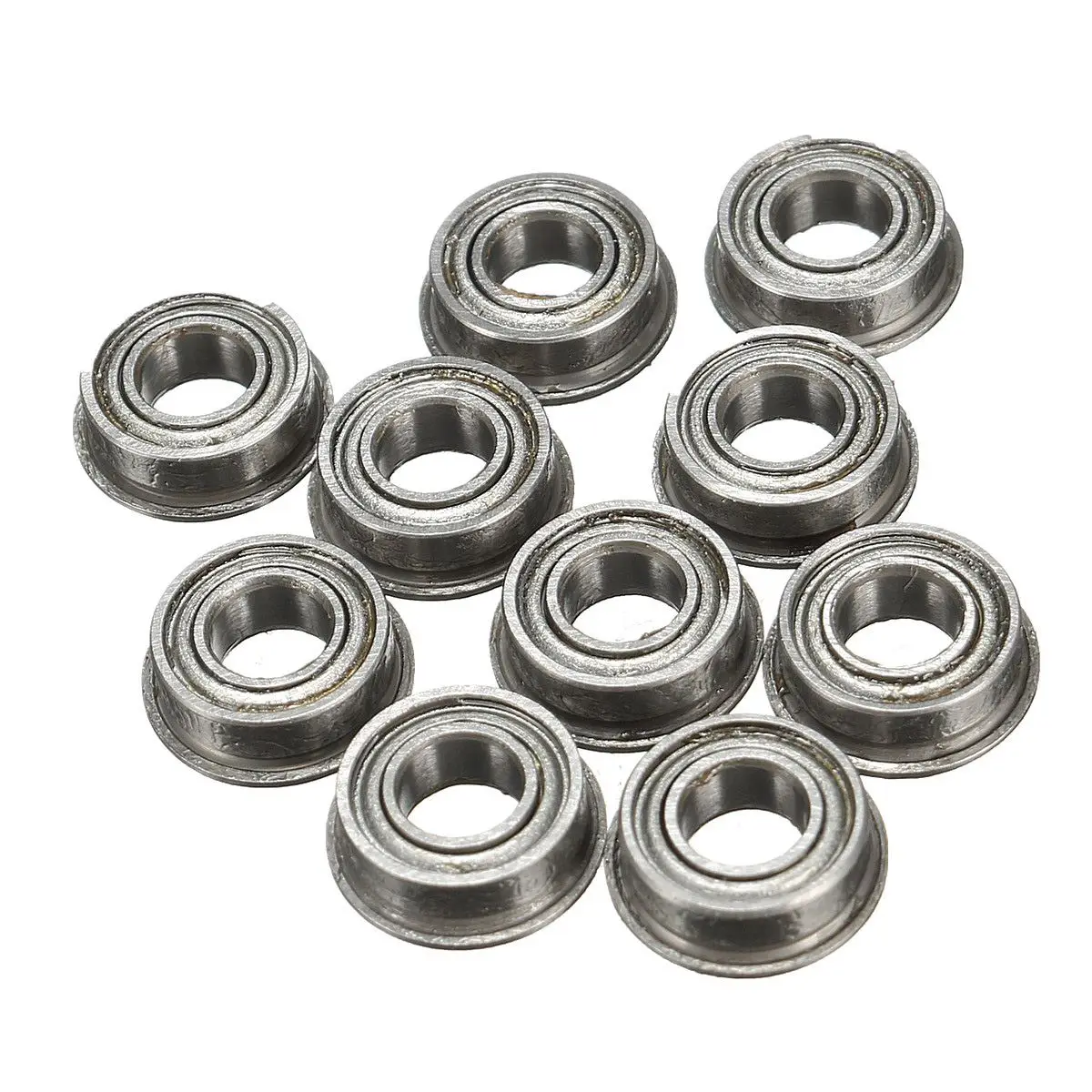 Хорошее deal 10PCS MF84ZZ LF840ZZ экранированный фланцевый подшипник 4x8x3 мм|bearing bearing|bearing