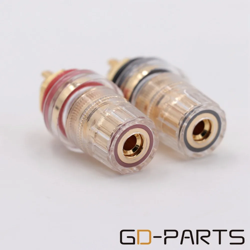 GD-PARTS CMC 858S-G позолоченный OFC латунный динамик связывающий пост разъем банан разъем терминал короткая резьба