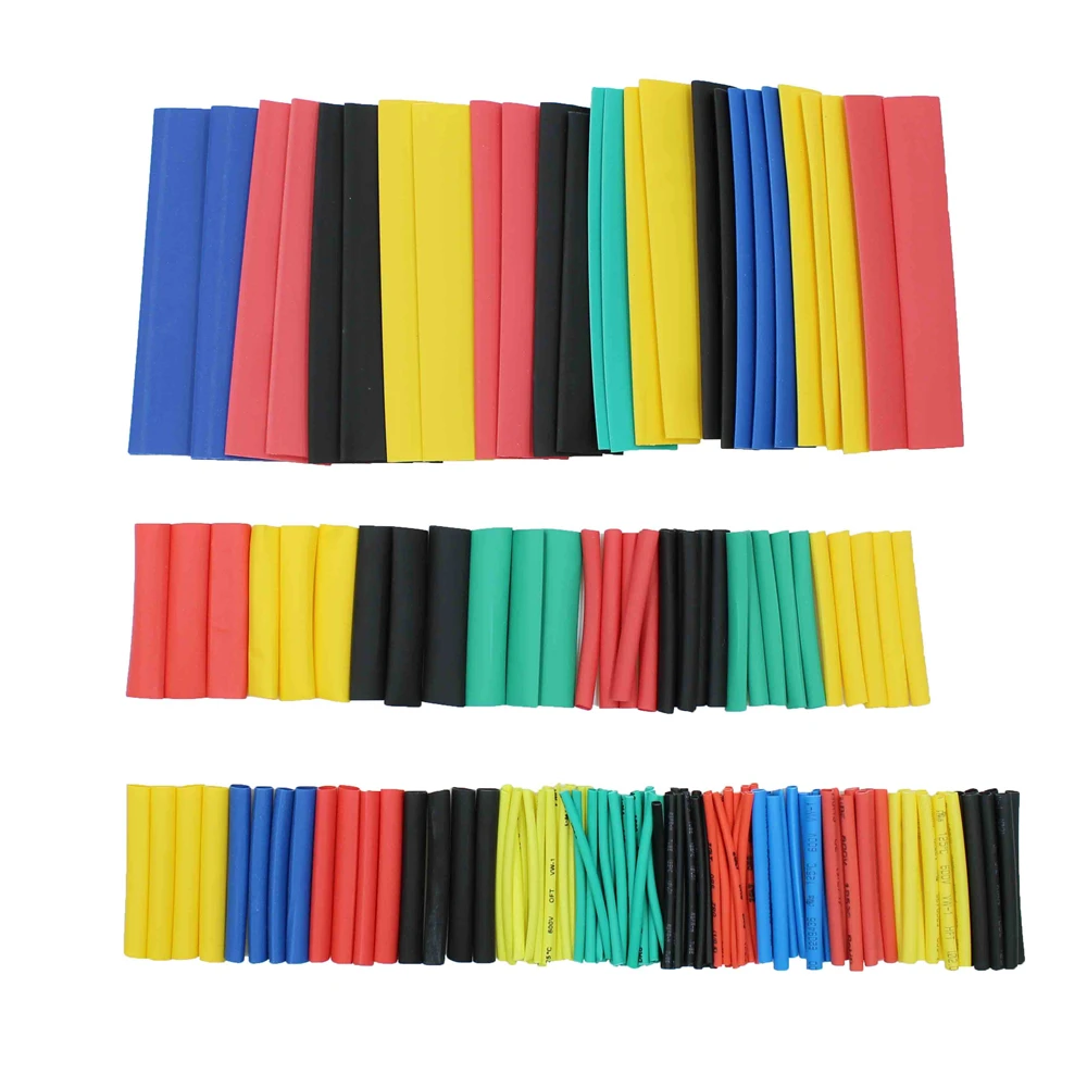 

164pcs Set Polyolefin Shrinking Assorted Heat Shrink Tube Wire Cable Insulated Sleeving Tubing Set CLH@8