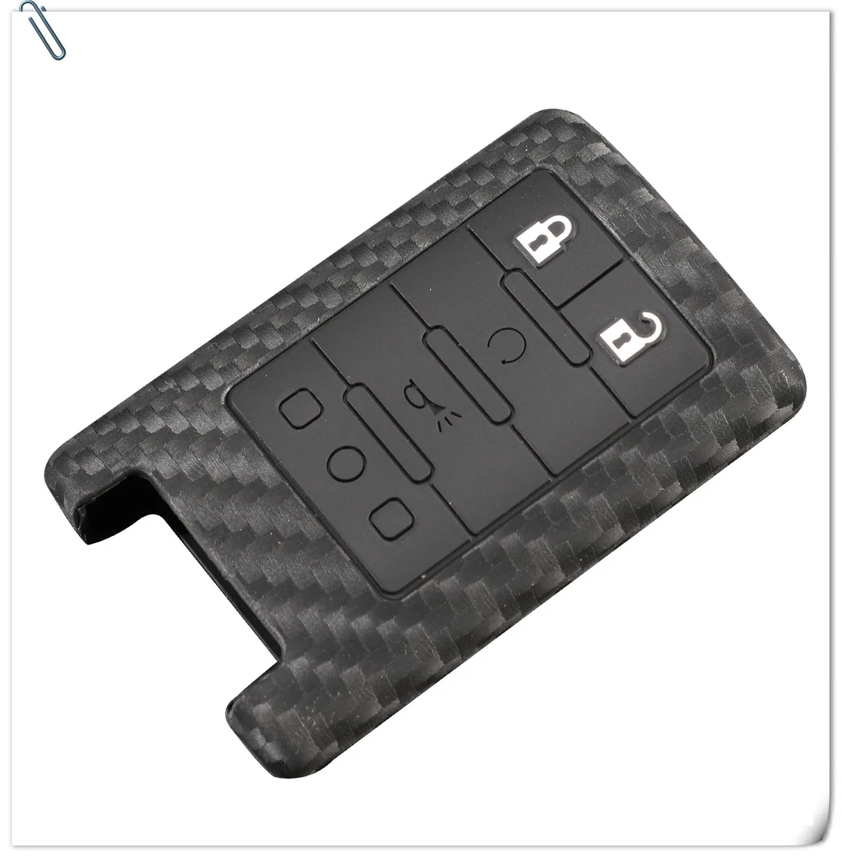 Keyforkess 10x copertura in Silicone chiave telecomando in carbonio per Cadillac Escalade SRX XTS ATSL SLS CTS STS ATS BLS custodia senza chiave stile auto - HTB1K5ebVcfpK1RjSZFOq6y6nFXao