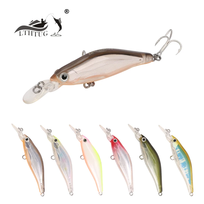 

Hard Bait Lure Minnow 65mm 6g Water Sinking Wobbler Multicolor Pesca Artificial Bait With BBK Hook DW41