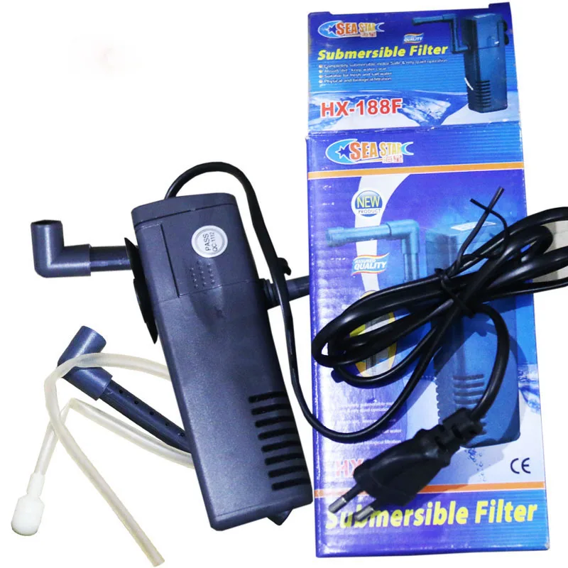 8W 600L/h 3 in 1 Aquarium Internal Filter with Spray Bar Submersible