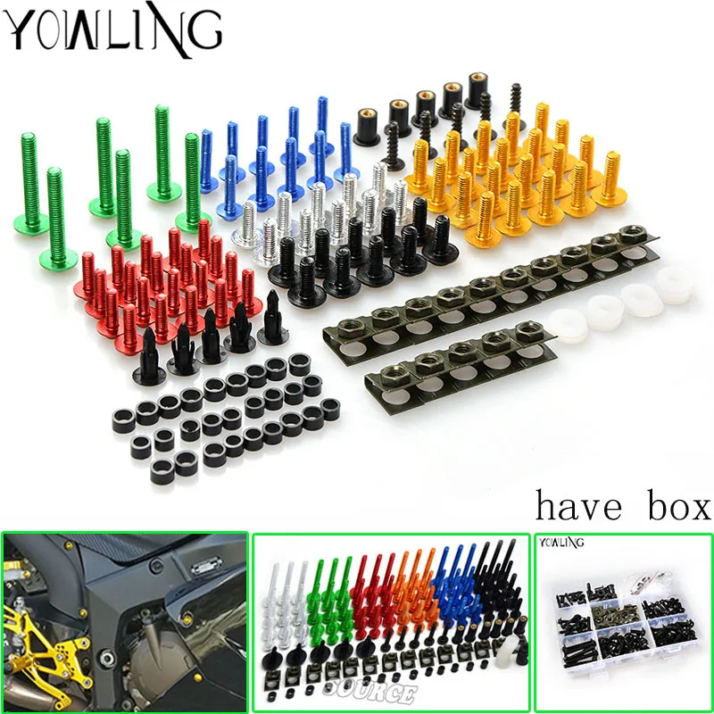 Motorcycle Accessories Fairing Bolts Kit Body Fastener Clips Screws FOR Yamaha YZF-R6 R1 R3 R25 R10 MT-07 MT-09 YFM700R | Автомобили и