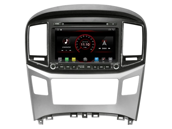 Perfect Navirider car dvd player multimedia autoradio android 8.1 wifi gps navigation screen for Hyundai H1 2016 headunits tape recorder 2