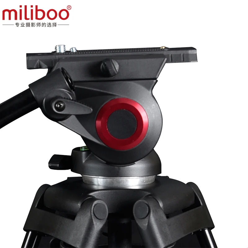 ترايبود حامل ثلاثي تصوير فيديو احترافي miliboo MTT601A ألمنيوم مع رأس فيديو Heavy Duty Fluid لأنواع الكاميرات مع تحمل وزن 10كغ - Image 2