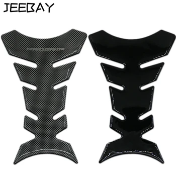 

2Pcs Car Motorcycle Accessories Tank Pad 3D Carbon Fiber Waterproof Devil Skull logo racing motocicleta sticker and Decals