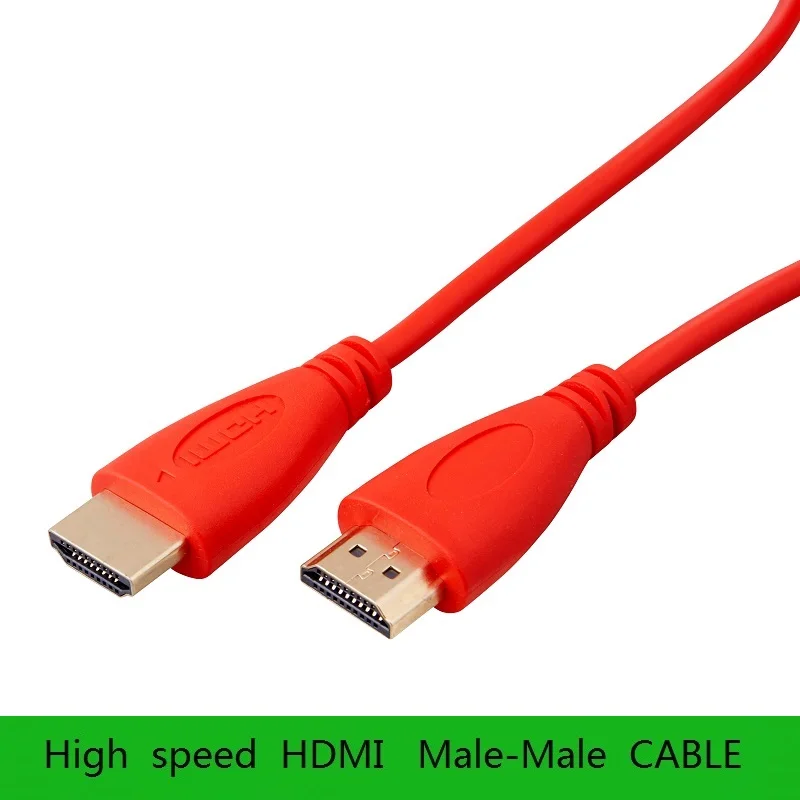 ShuliancableHigh السرعة HDMI كابل الذكور إلى الذكور الذهب HDMI 1.4 V النسخة 1080 P 3D ل PS3 العارض شاشة كمبيوتر محمول ذات دقة عالية أبل التلفزيون الكمبيوتر كابل