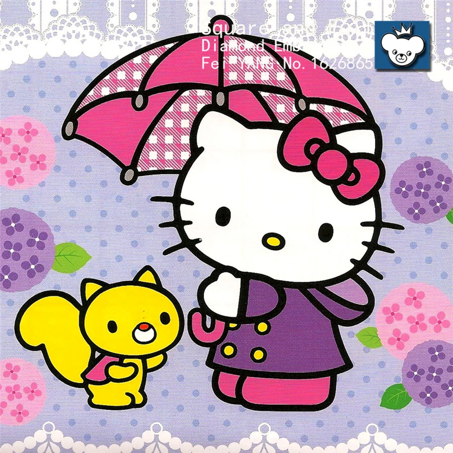 

cat, KT cat princess rhinestone pictures, diamond embroidery cat, cartoon diamond painting cross stitch kits, Embroidery diamond