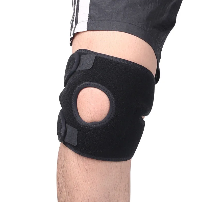 

1PCS Sports Training Elastic Knee Support Brace Kneepad Adjustable Patella Knee Pads Hole Kneepad Safety