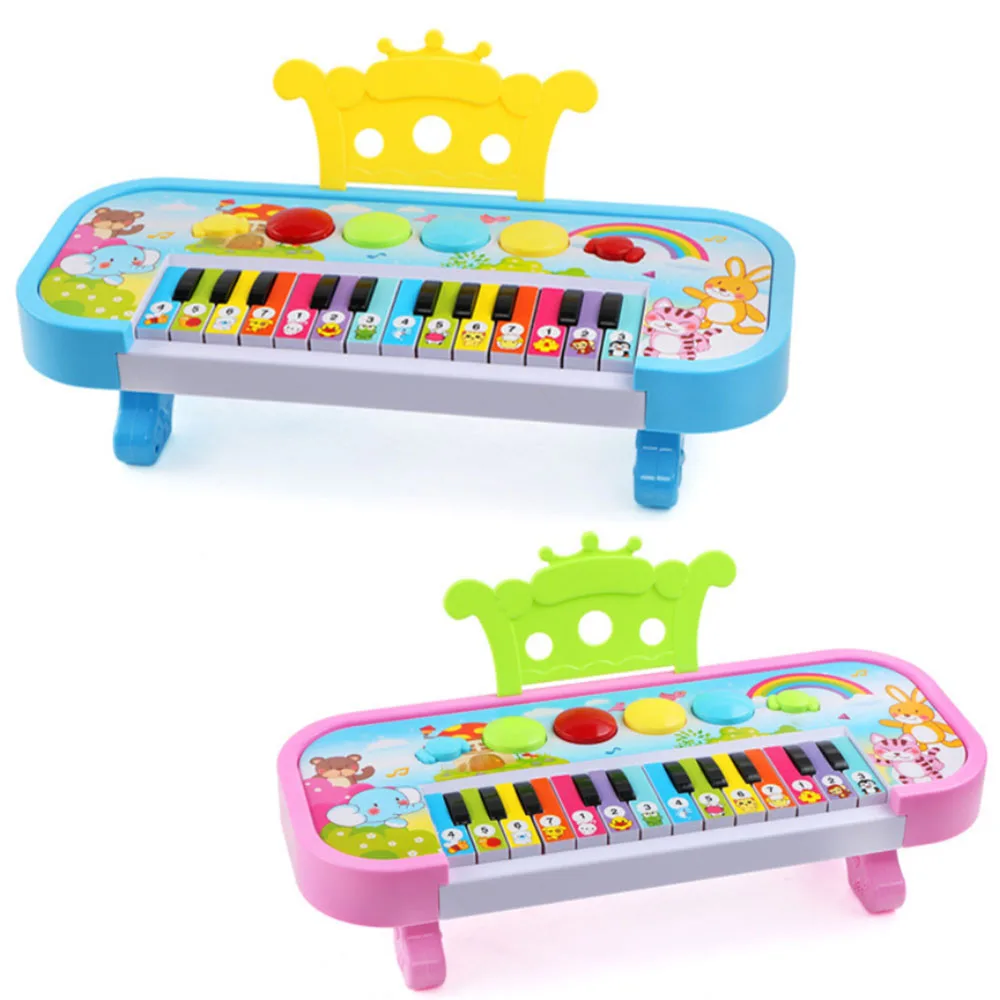 MrY Infant Electronic Piano Educational Toy Children 24 Music Keyboard Gift Baby Early Learning Toys Musical Instrument Random Color - Цвет: random color