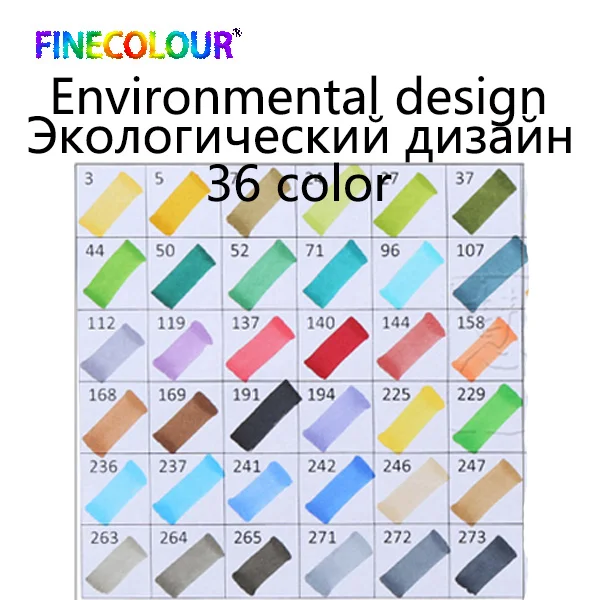 Finecolour 24/36/48/60/72 ручка маркер комплект Dual Head эскиз маркеры кисточки ручка для рисования манга анимация дизайн товары для рукоделия - Цвет: environment36color