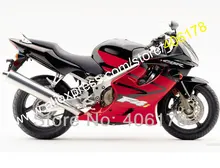 Hot Sales,For Honda Fairing CBR600 2004 2005 2006 2007 CBR 600 04 05 06 07 F4i Red black motor Fairing (Injection molding)