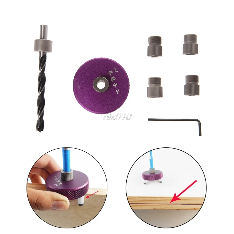 

Joinery System Kit Vertical Hole Jig Puncher Drilling Guide Woodwork Locator New S09 Drop ship