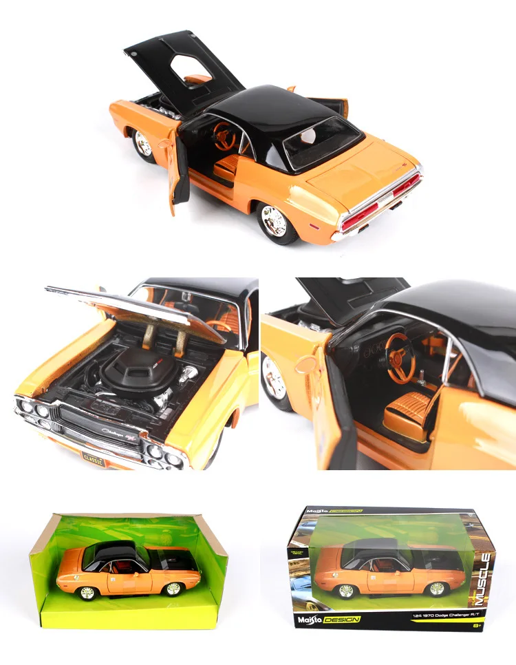 Maisto 1/24 Dodge Challenger RT мышечная машина литья под давлением модель автомобиля Simulatio Коллекционное издание металлические детские игрушки Рождественский подарок