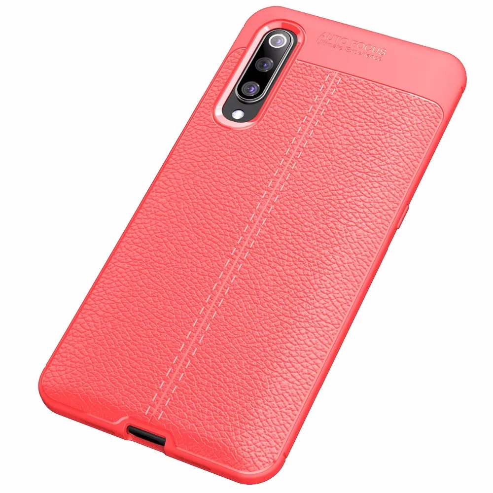 for Xiaomi Mi 9 Case Xiaomi Mi 9 Cover Bumper Shockproof Soft Leather Silicone Rugged Phone Case for Xiaomi Mi 9 SE Mi9