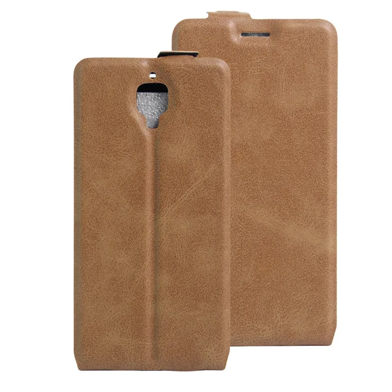 Vineris Retro PU Leather Cover Case For OnePlus 3 / Three Card Slot Style Up Down Magnetic Clasper Phone | Мобильные телефоны и