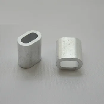 

500pcs (0.5mm) Aluminum Cable Crimps Sleeves Cable Ferrule Stops for Snare Wire Rope Clip Fittings Sleeves
