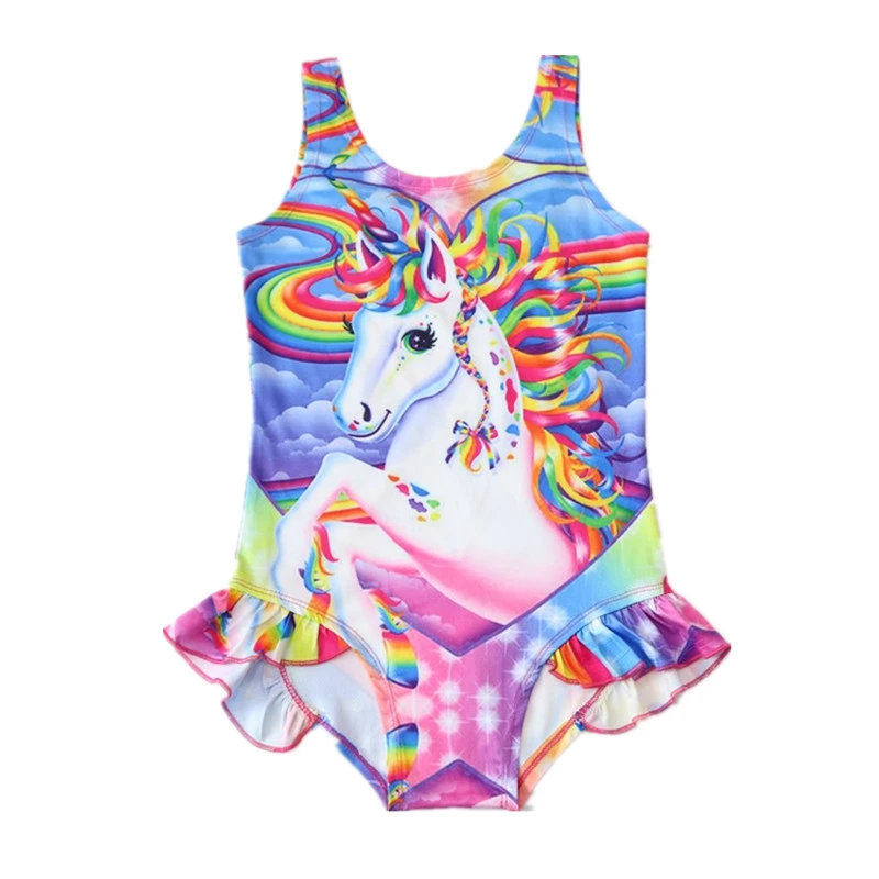 buffet Lezen Virus Zomer Prinses Meisjes Eenhoorn Bikini Een Stuk Baby Meisjes Eenhoorn  Badmode Kinderen Regenboog Paard Badpak 2 7 Jaar D0843|Zwemkleding| -  AliExpress