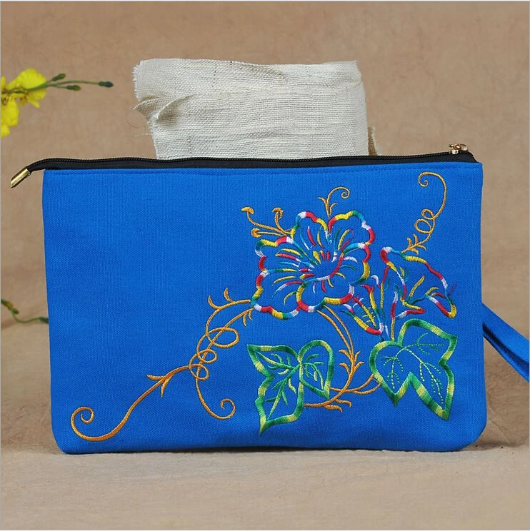 The new national style double zipper Messenger Bag handbags Yunnan
