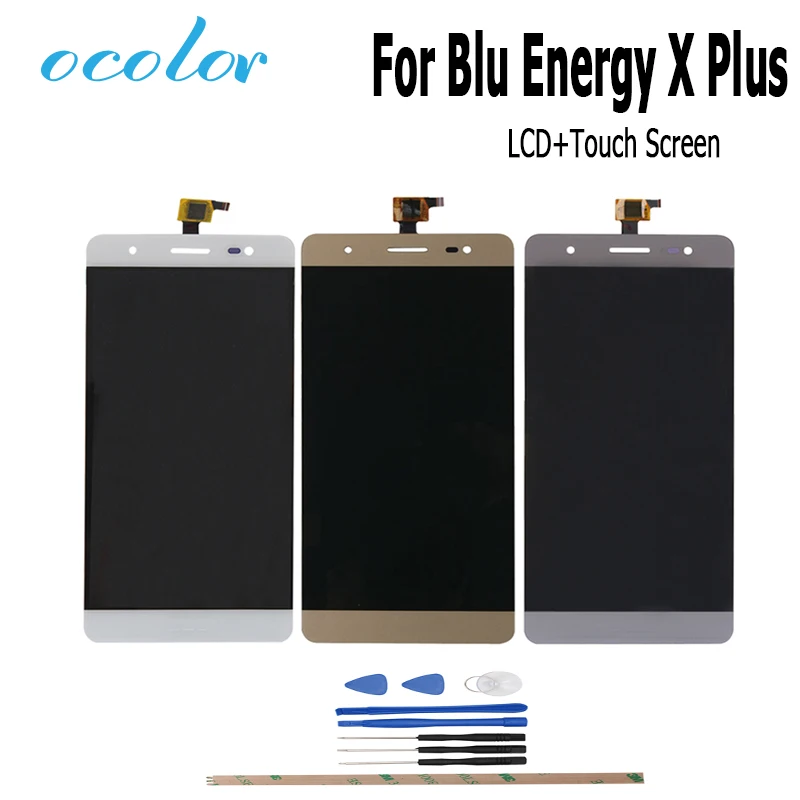 ocolor LCD and Touch Screen Assembly for Blu Energy X Plus Perfect Repair Parts for Blu Energy X