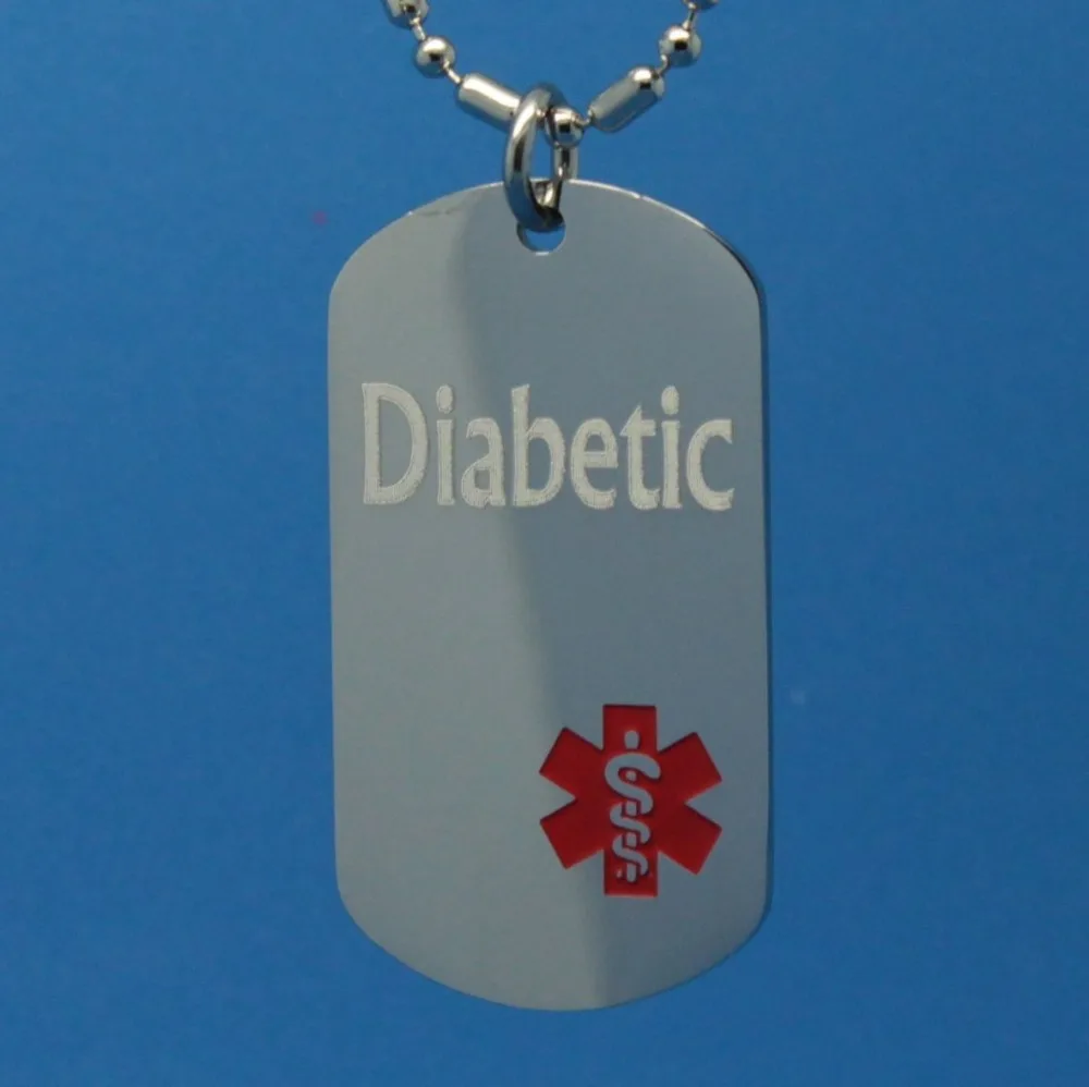 

Wholesale Medical Alert Dog Tag Stainless Steel - Medical Engraving hot sales Medical Alert tags cheap Carving words dog tags