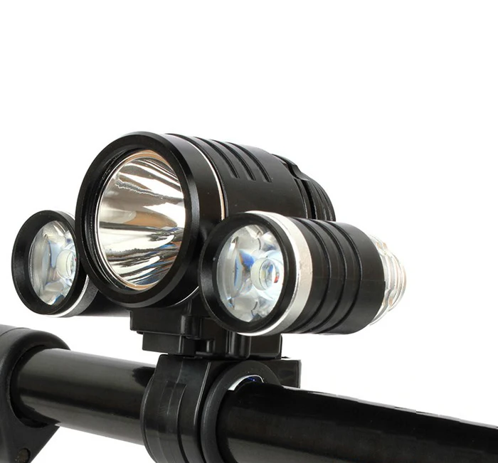 Cycling Bicycle Head Light LED Flashlight XML 2in1 3-Mode Bike Torch 3000LM 