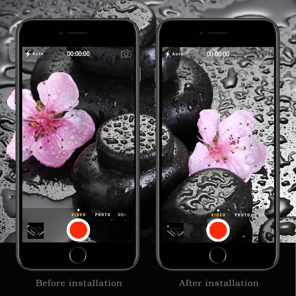 KISSCASE прозрачный чехол накладка Камера объектив из закаленного Стекло для huawei