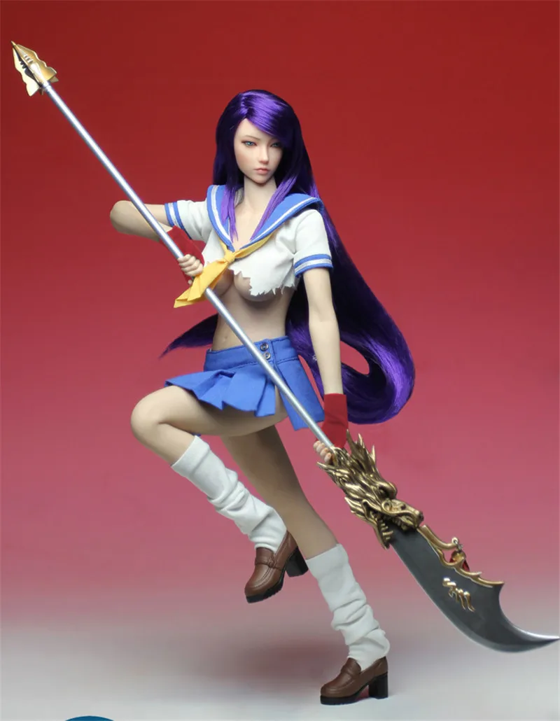 

Mnotht SET008 1/6 Student Clothes Skirt Dress Sets For Female Phicen Body Western Animiation Toys L30