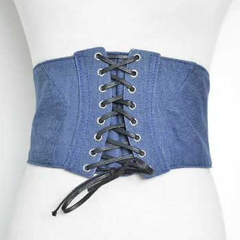 

SISHION Corset Belt For Women Elastic Wide Belt BG506 Female Black Cincher Elasticity Waistband Belts for Dress Accessories
