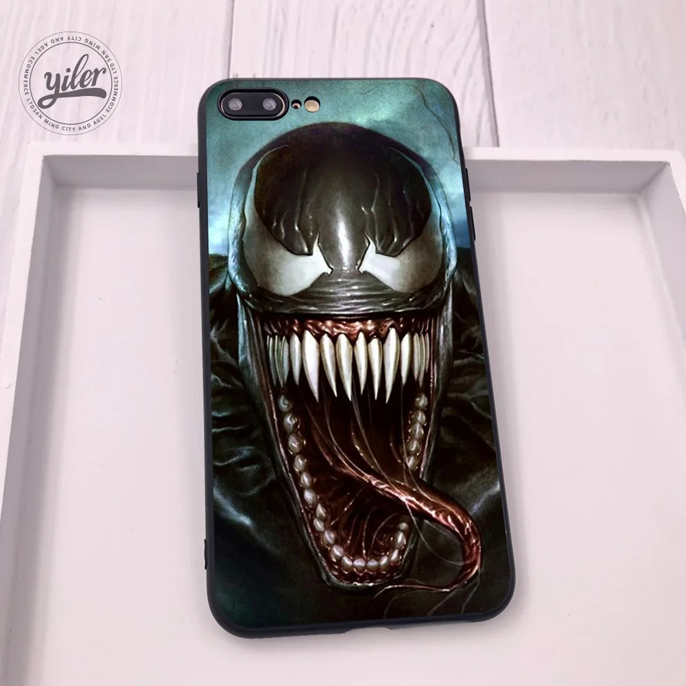 Venom для Fundas iPhone 11 Pro XS Max чехол для iPhone 8 Plus XR Coque чехол для iPhone 5S 6 7 Plus SE X 11 чехол для телефона - Цвет: 06