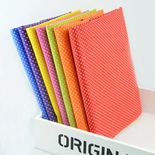 FREE SHIPPING 7 pieces 50cmx50cm Cotton Fabric Fat Quarters Quilting Patchwork Fabric Bundles for sewing "Mini Polka Dots"W3B3-1