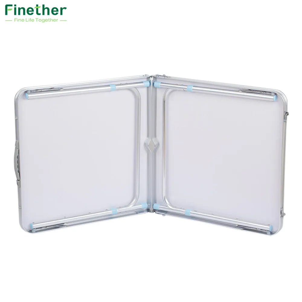 Finether Portable Aluminum Folding Outdoor Table Ultralight Height-Adjustable Table for Dining Picnic Camping BBQ Party Camping2
