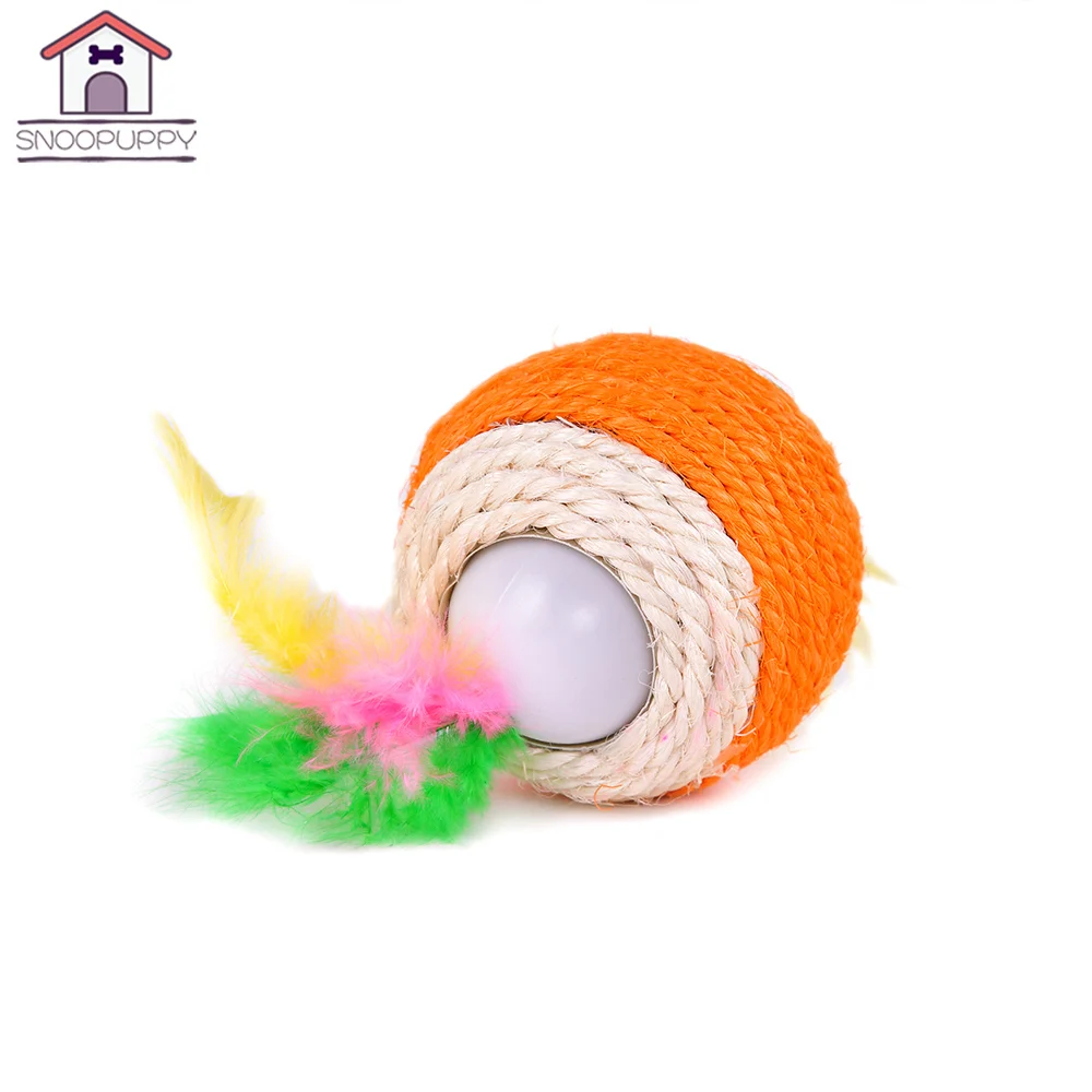 Dog Ball Toys For Cats Puppy Ruber Spike Ball Tooth Cleaning For Small