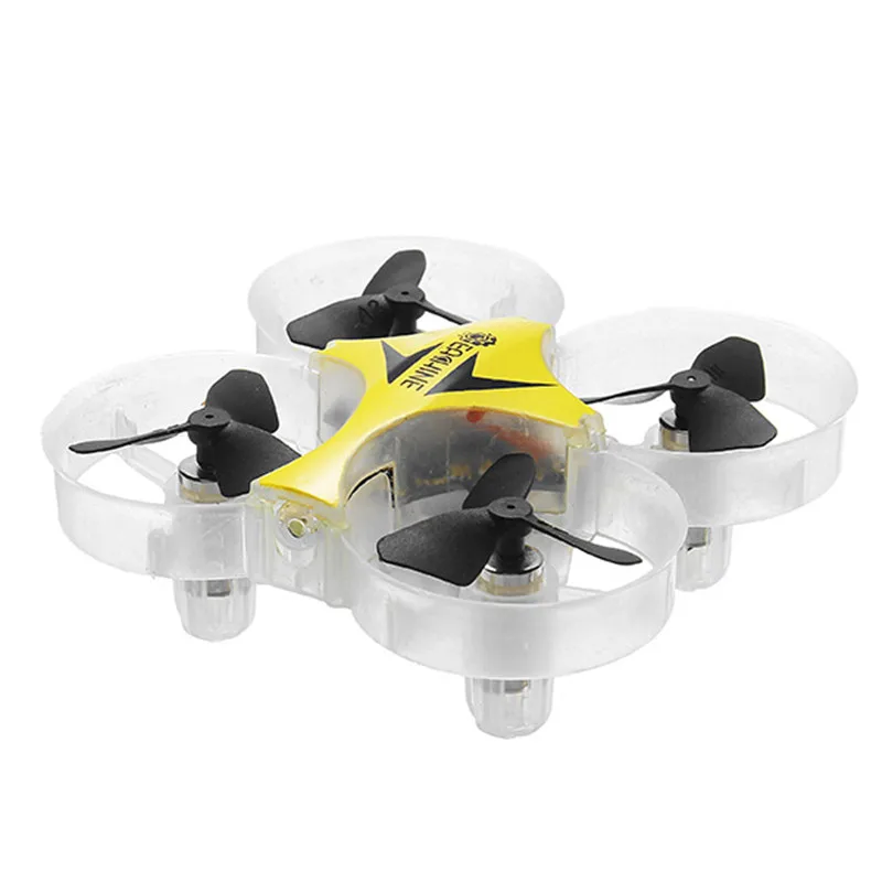 Eachine E012 Мини 2,4G 4CH 6 осевой Безголовый светодиодный светильник Радиоуправляемый Дрон Квадрокоптер Вертолет игрушки подарок для детей RTF