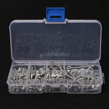 

205Pcs RC Screws Stainless Steel Screw Kit 4x4 Short Truck Car R25 Whosale&DropShip