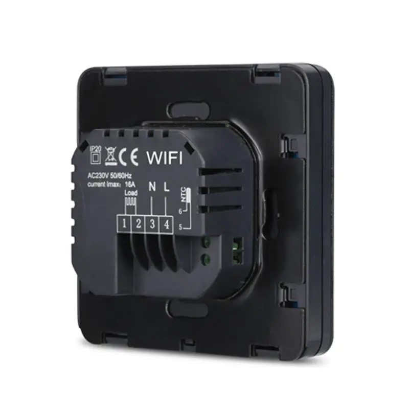 Программируемый термостат с Wi-Fi Echo Alexa Голосовое управление, электрический подогрев пола, контроль температуры в помещении 16A 100-240 В