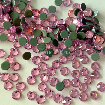 

DMC SS 16 hot fix rhinestone light rose for wedding hair wreath by China post air mail free shipping