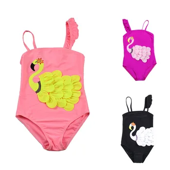 

Swan Swimwear For Girls Cute Cartoon Swimsuits BabyToddler Children One Pieces Swim Suit Girl Swimming Clothes Kids Bathing Suit