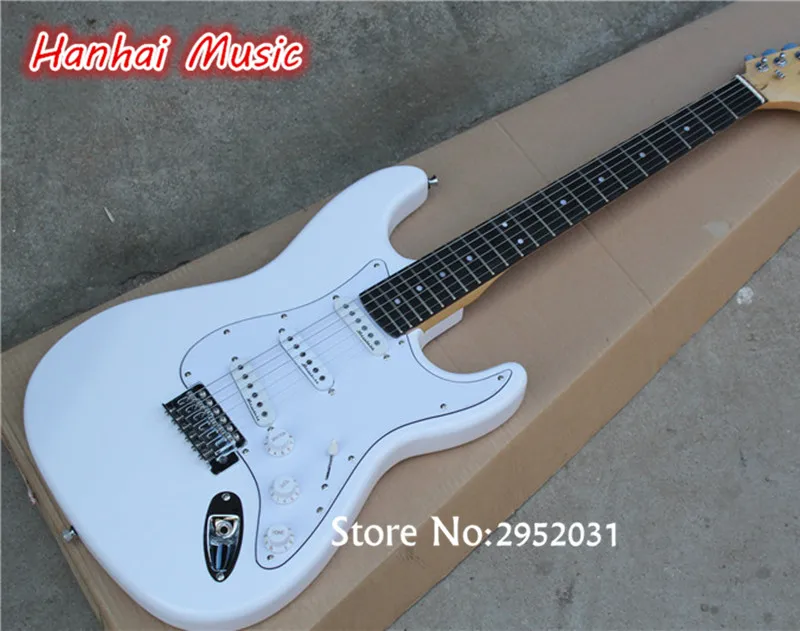 Hot Sale Custom Electric Guitar,White Body,Rosewood