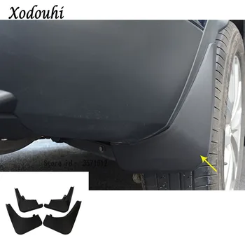

For Renault Kadjar 2016 2017 2018 2019 Car Styling Plastic Fender Soft Mudguard Protection Flaps Splash Mud Guard Frame 4pcs