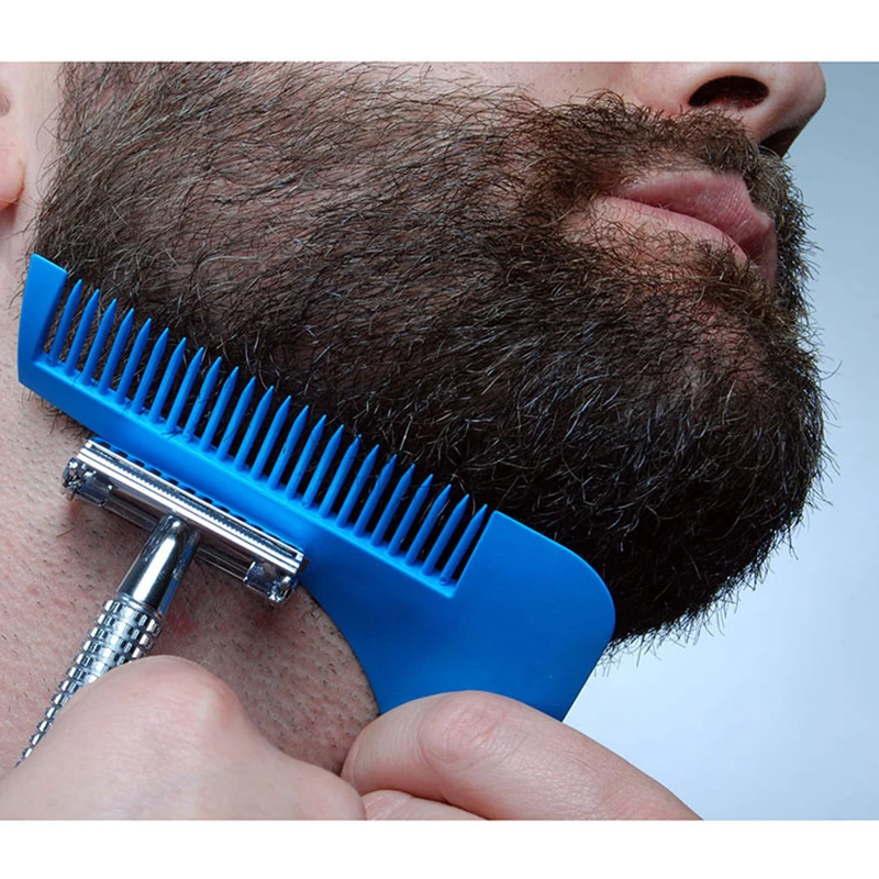 Горячая борода формирование гребень борода для формирования стрижки инструмент сексуальный мужской джентльмен борода обрезать шаблон расчески для бороды бритья волос